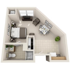 Studio floor plan drawing